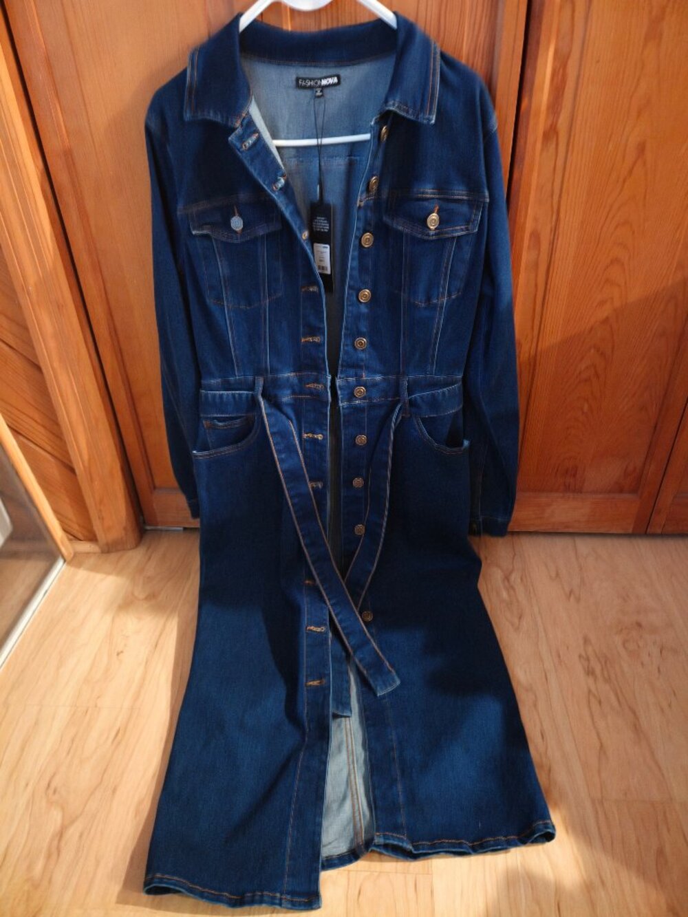 Casual Jean Dress By Fashion Nova
